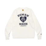 Human Made Military White Sweatshirt