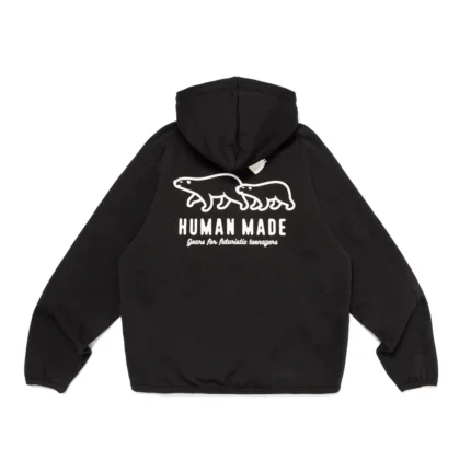 Human Made Sweat Zip Black Hoodie